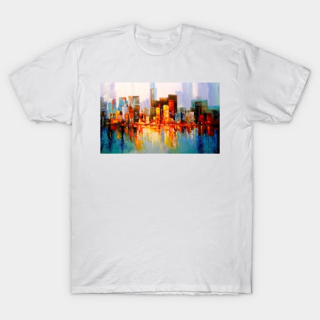 New York T-Shirt by OLHADARCHUKART